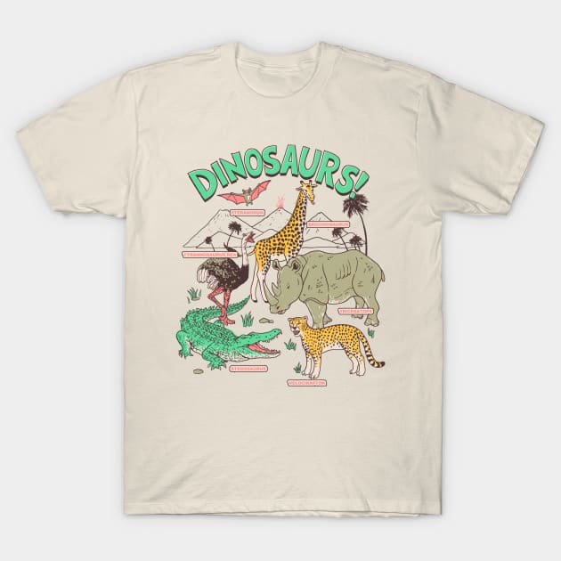 Dinosaurs! T-Shirt by Hillary White Rabbit